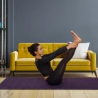 Modern Yogi | Travel Lite 3MM Reversible Yoga Mats | Reversible | Travel Lite Anti Skid 3MM Yoga Mat | Imperial Purple