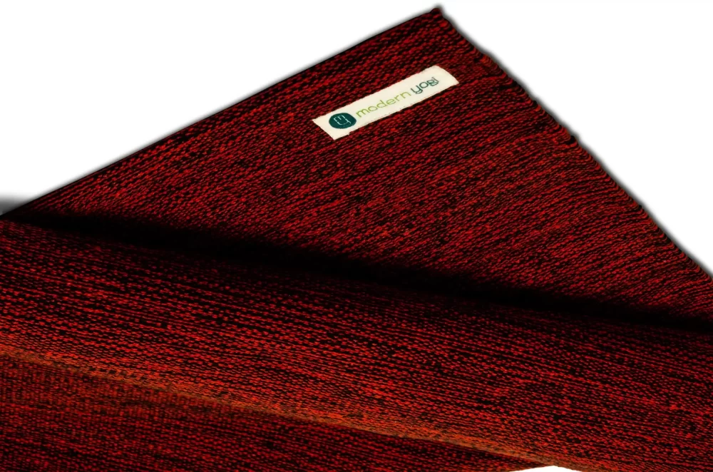 Modern Yogi Travel Lite Anti Skid 3MM Yoga Mat | Reversible | Crimson Red